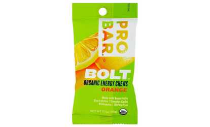 Probar 853152100551 Sleeve Bolt Organic Energy Chews - Orange