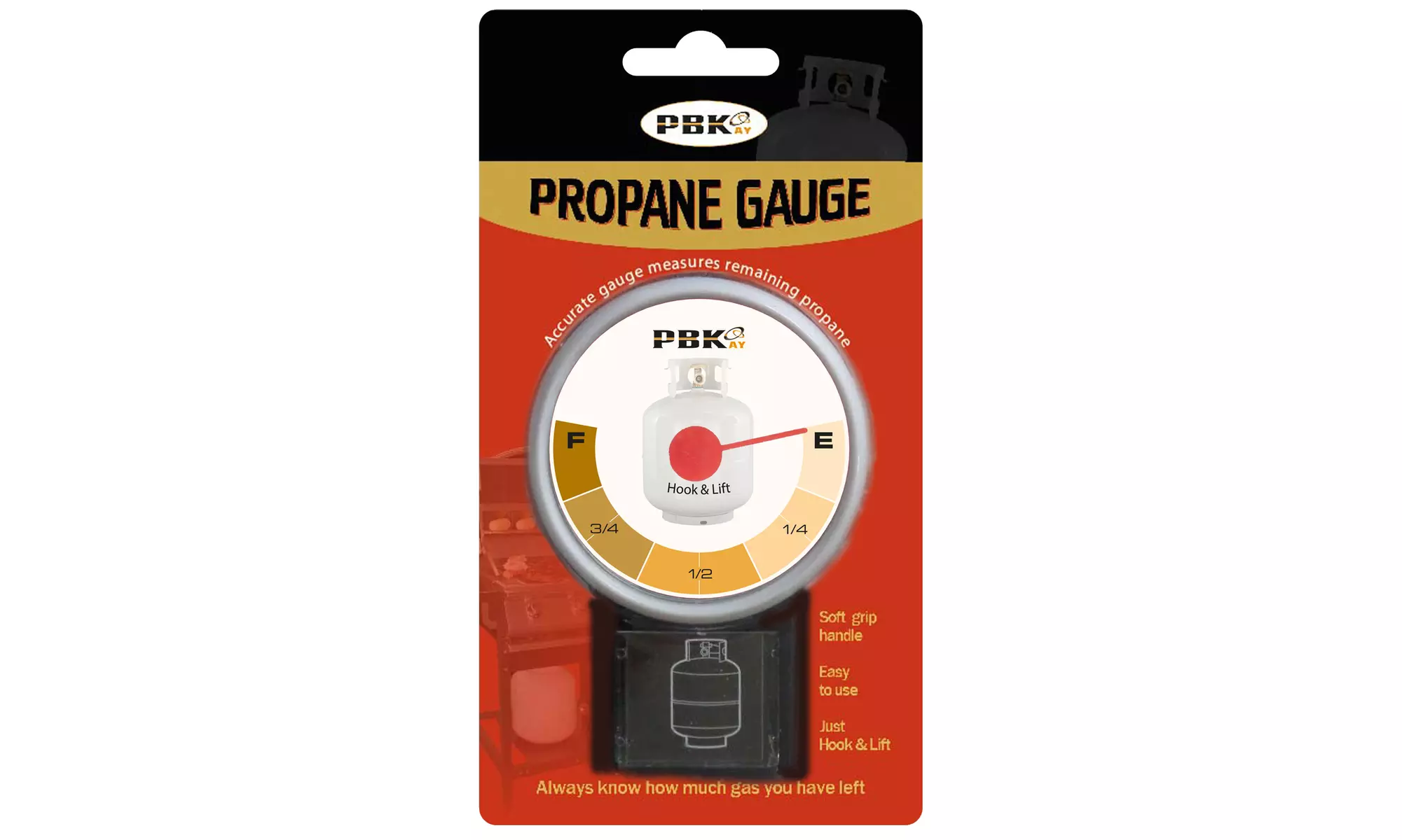 Propane Gauge Scale - Second Medium