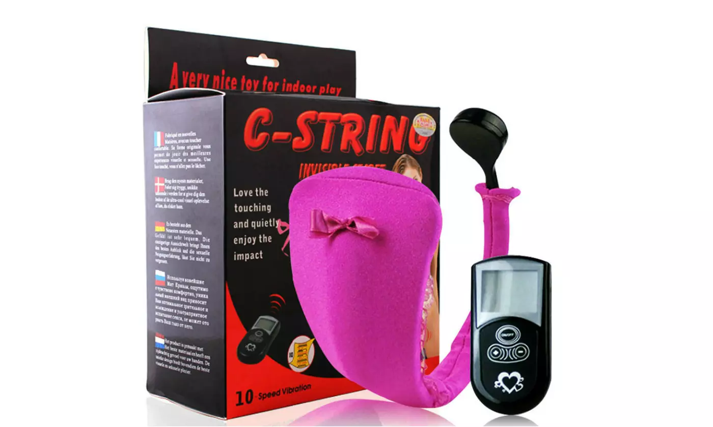 Vibrating Panties 10 Speed C-string  Remote Control Thong Vibrator - Second Medium