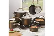 Circulon Symmetry Chocolate Hard-Anodized Nonstick 11-Pc Cookware Set - Second Medium