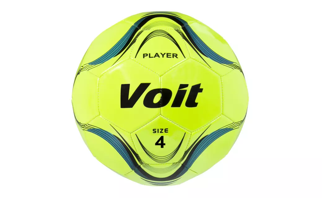 Voit Size 4 Player Soccer Ball Deflated - Neon Yellow - Primary Image