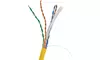 Vericom MBW6U-01445 CAT-6 UTP Solid Riser CMR Cable, 1,000ft (Yellow)