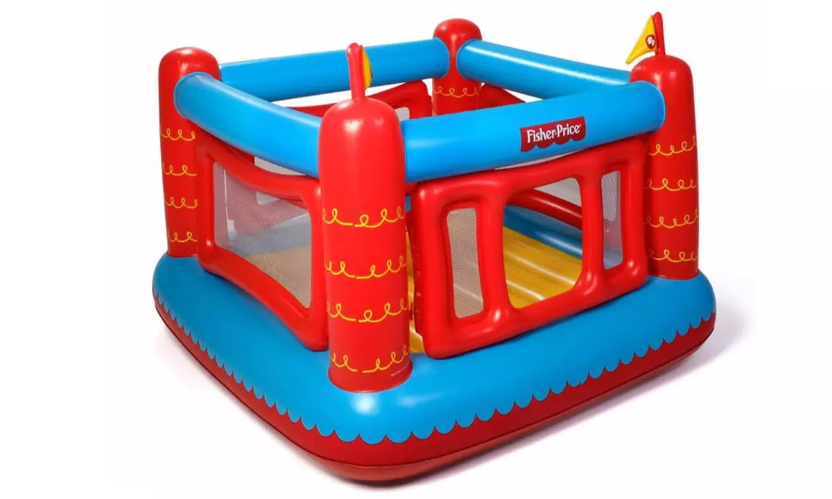 Fisher Price Bouncetastic Inflatable Castle Bouncer - Primary Image