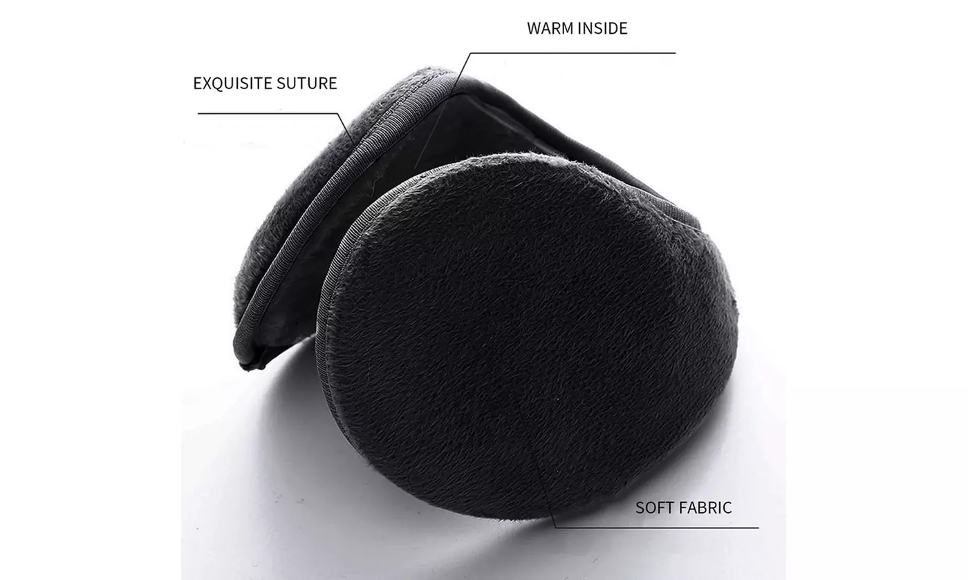 2-6 Pack Winter EarMuffs Unisex Knit Warm Fleece Ear Warmers Cover Outdoor 