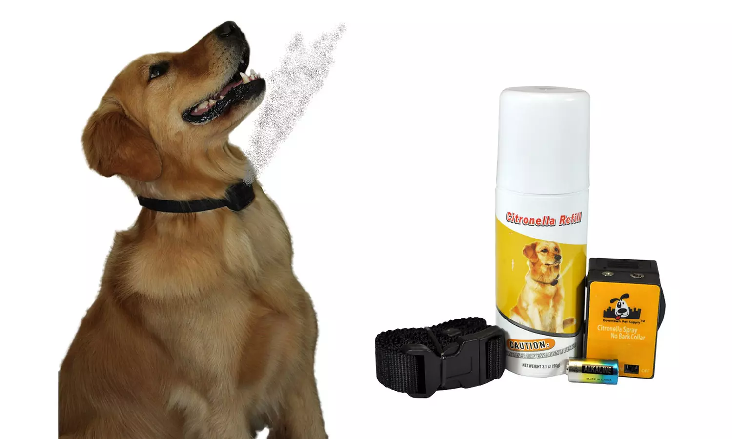 Citronella Spray Anti-Bark Collar for Dogs - Primary Image