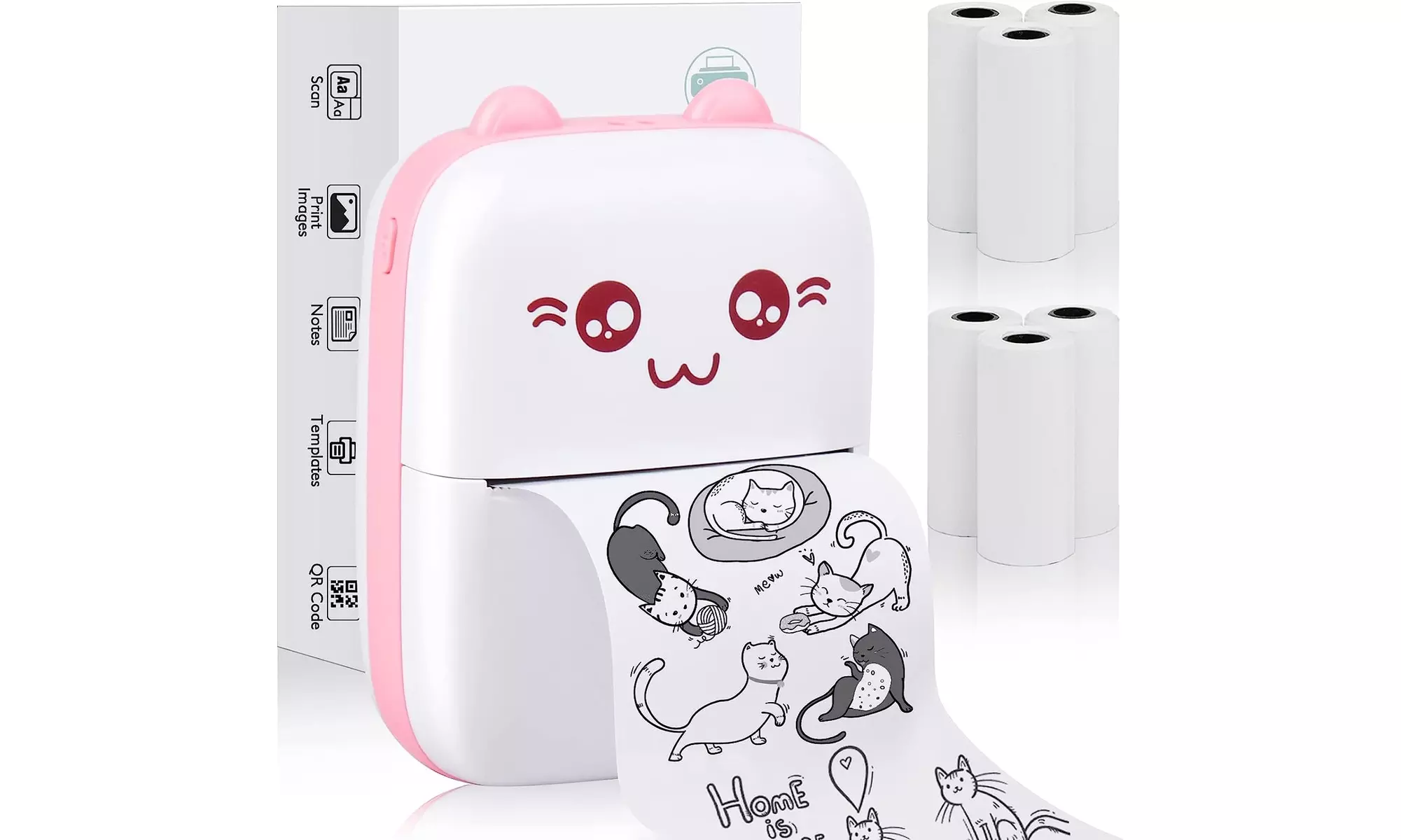 Mini Photo Printer IPhone/Android 1000mAh Portable Thermal Photo Printer (GIFT) - Second Medium