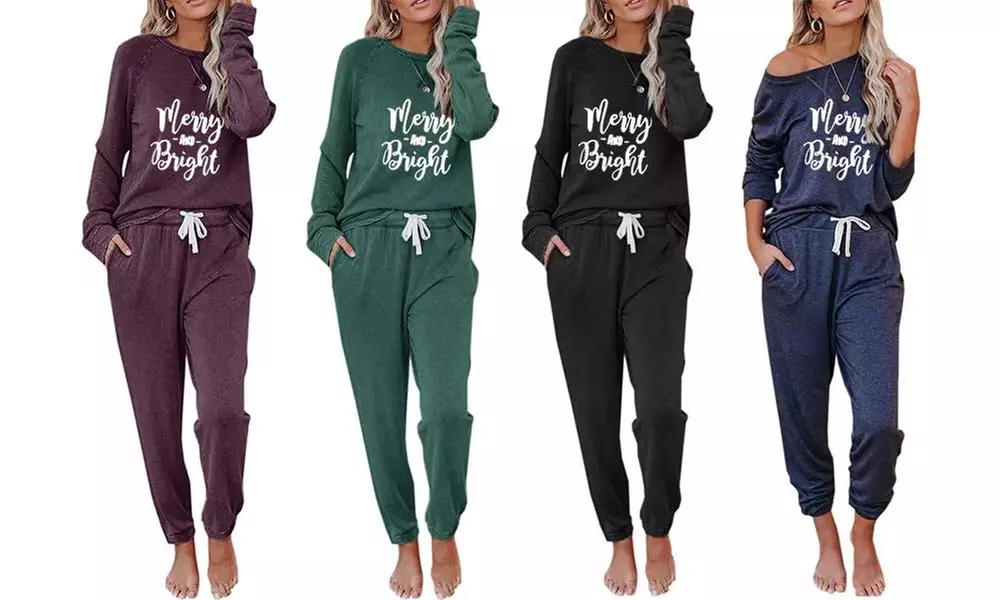 Leo Rosi Women's ''Merry and Bright'' Lounge Set (2-Piece) - Primary Image