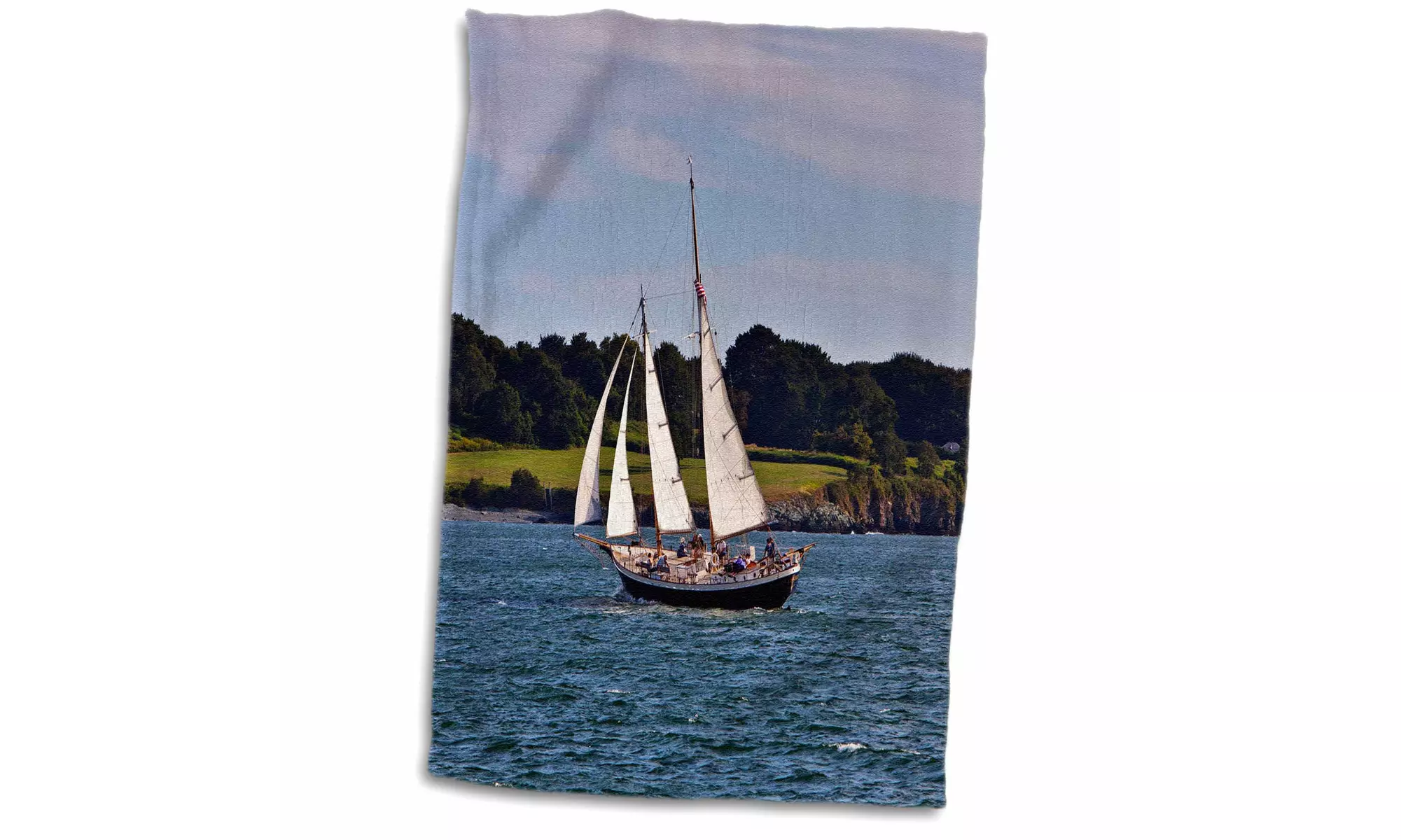 Towel - Sailing in Newport, Rhode Island, USA - 15 by 22-inches - Primary Image