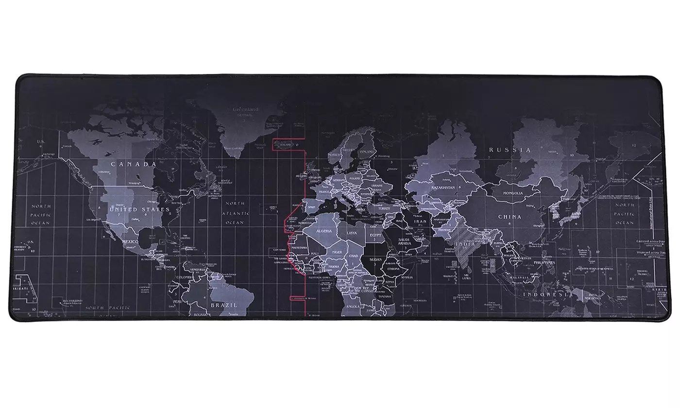 iMounTEK Large Gaming World Map Mouse Pad Smooth Surface Non-Slip Mouse Pad - Second Medium