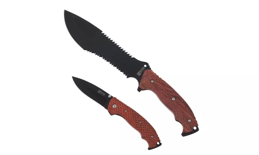 Two Piece Hunting Knife Set - Second Medium