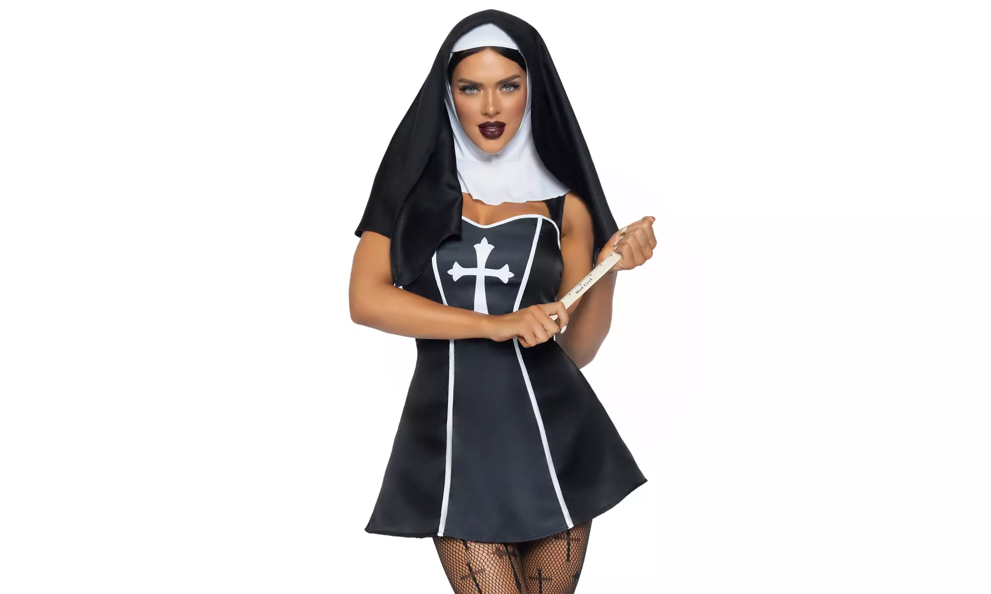 Leg Avenue Women's Naughty Nun Costume - Primary Image