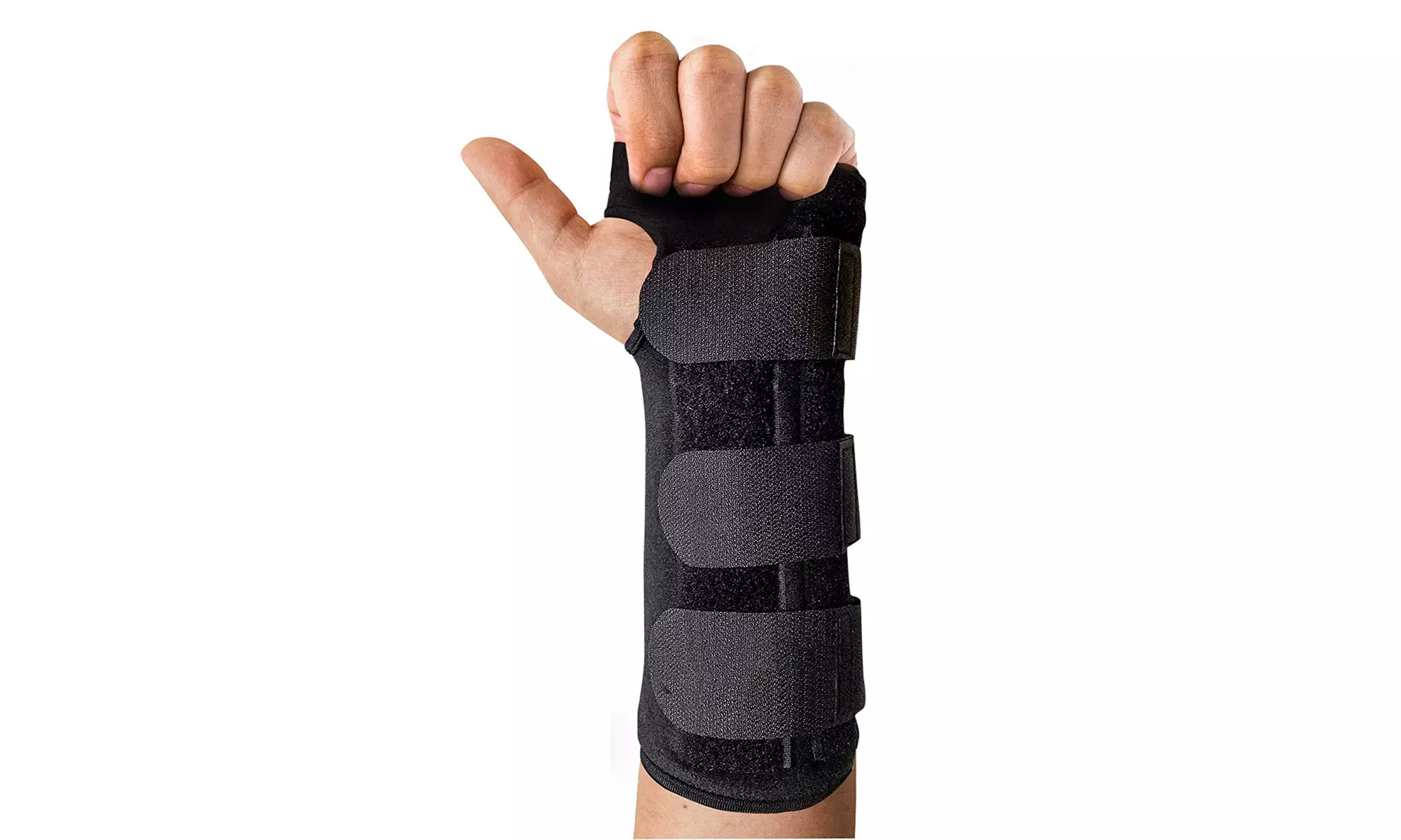 Breathable Wrist Support Brace Splint - Relief for Carpal Tunnel, Sprains - Second Medium