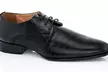 Men's Black Basic Dress Shoes (Size 9.5) - Second Medium