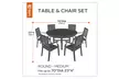 Classic Accessories Veranda Table-and-Chair Set Cover - Second Medium