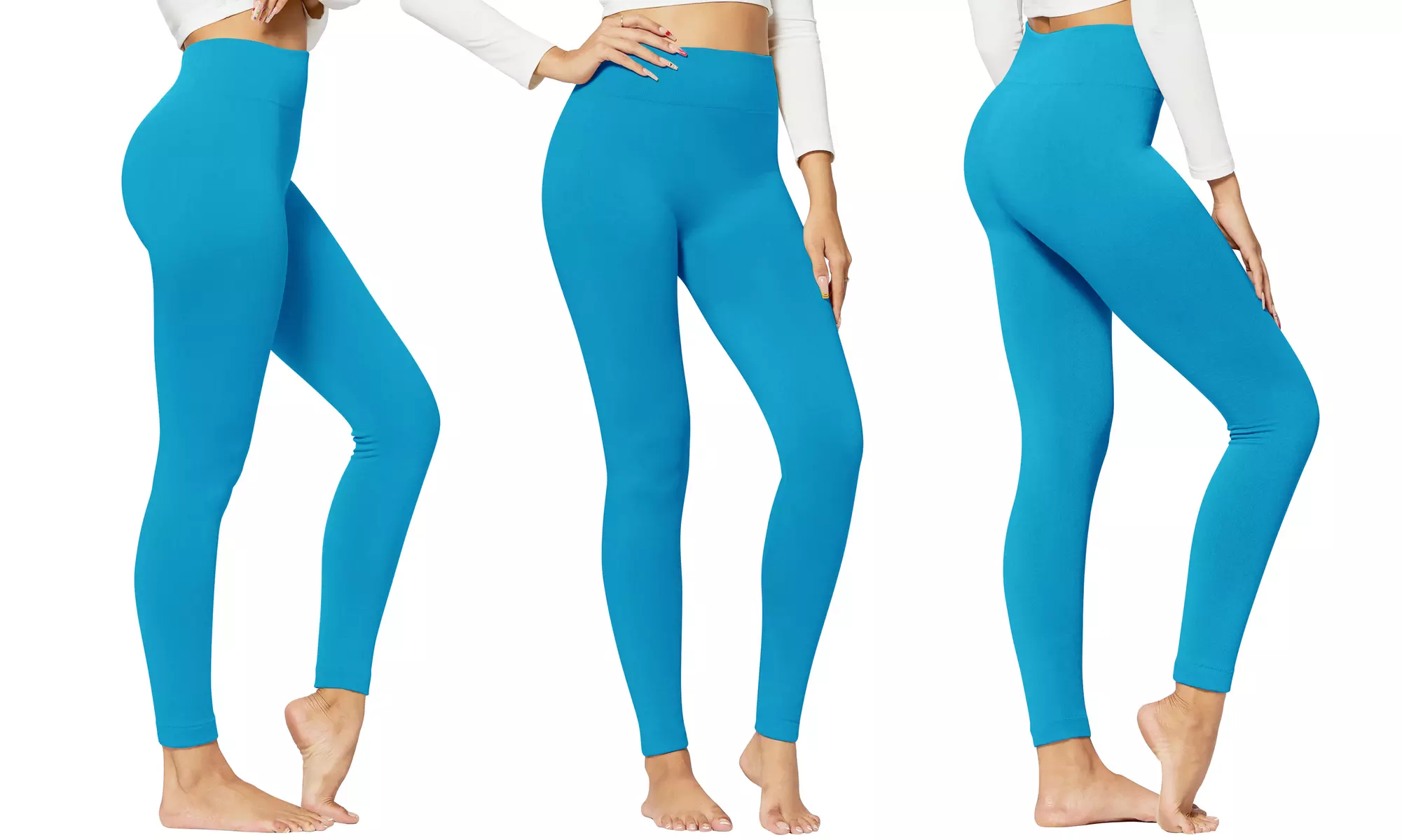 Women's Cozy Fleece-Lined Seamless Leggings