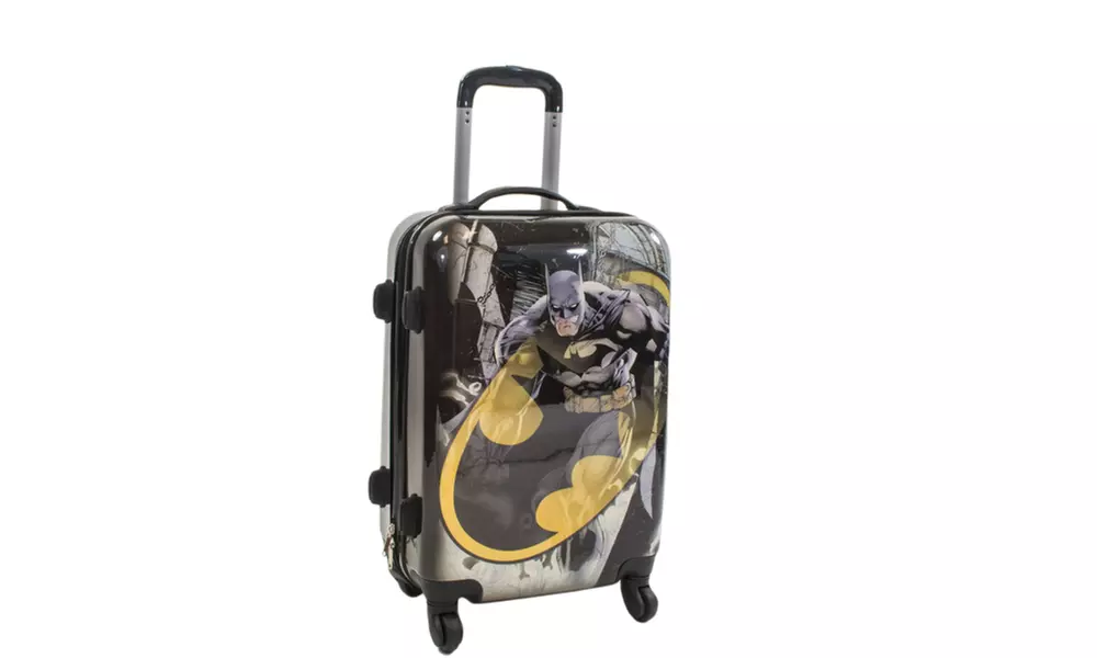 DC Comics Batman 21" Spinner Rolling Luggage Suitcase - Primary Image