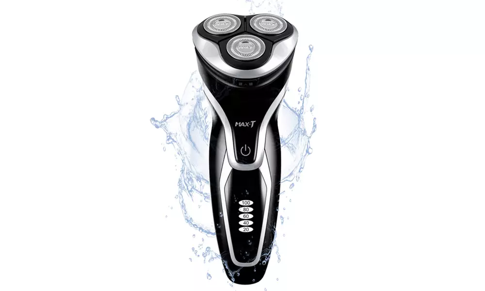 Men Electric Razor, Rechargeable Wet & Dry Rotary Electric Shaver - Primary Image