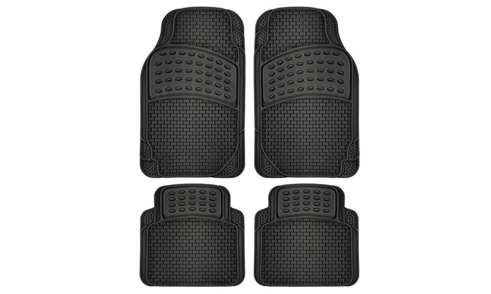 Auto Parts and Vehicles Car Floor Mats for Auto All Weather Rubber 4pc