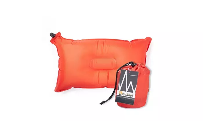 Aellerz Lightweight Compressible Self Inflating Air Pillow,comfortable - Primary Image