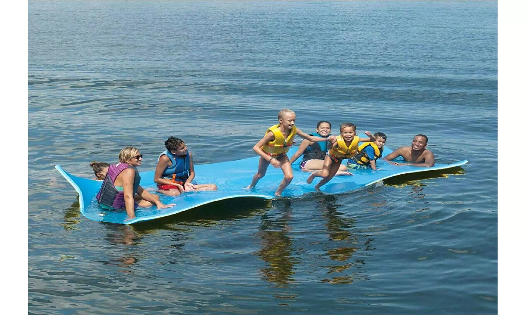 Layer Floating Oasis Water Pad Water Sports Mat Float Island Utility Mats - Primary Image