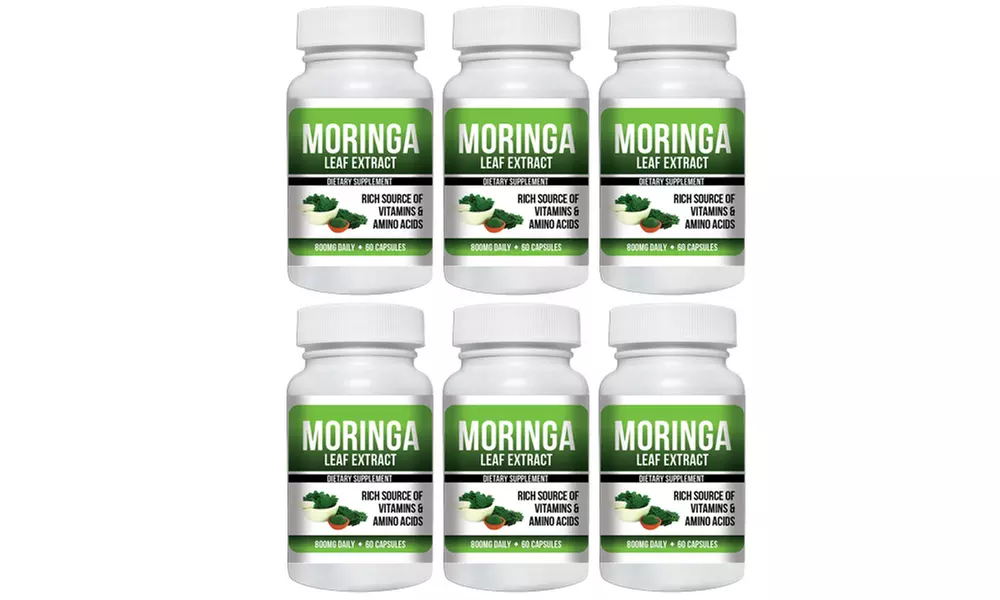 Pure Moringa Oleifera Leaf Extract Max Strength (1-, 2-, 3- or 6-pack) - Second Medium