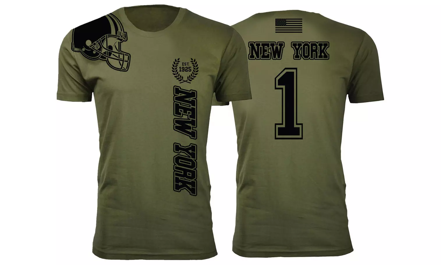 Men Salute The Brave Football T-Shirt (M-3XL)