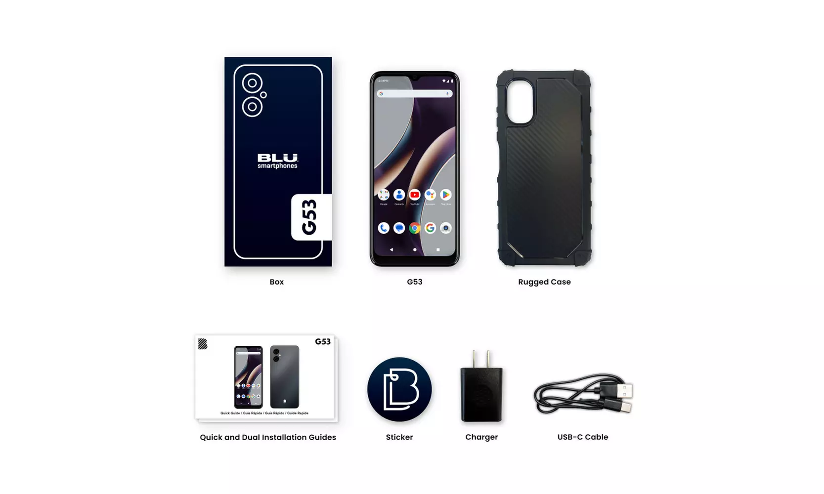 BLU G53 G0850 64GB GSM Unlocked Android Smartphone - New - Second Medium