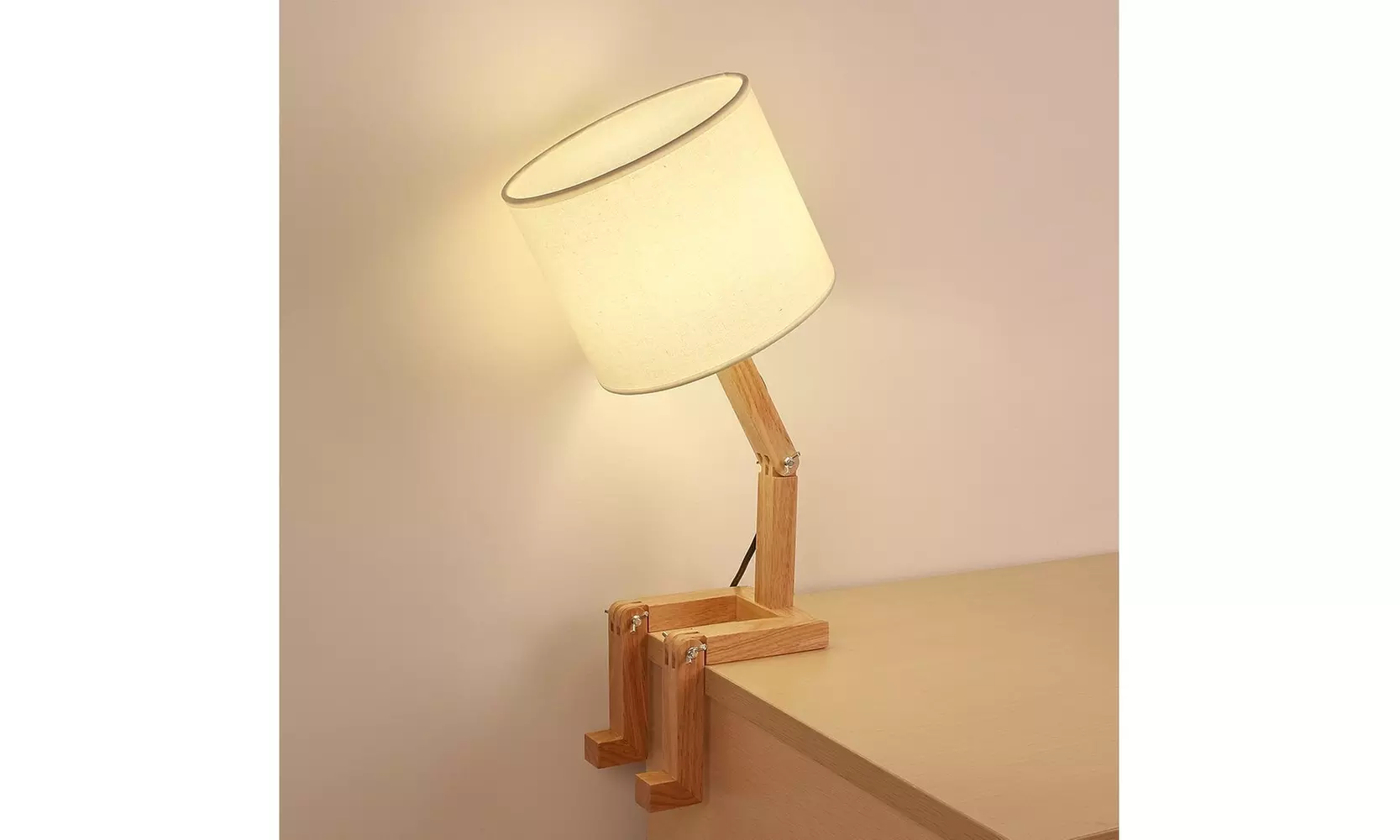 Lonely and sad human-shaped table lamp Healing mood Companion night light - Primary Image