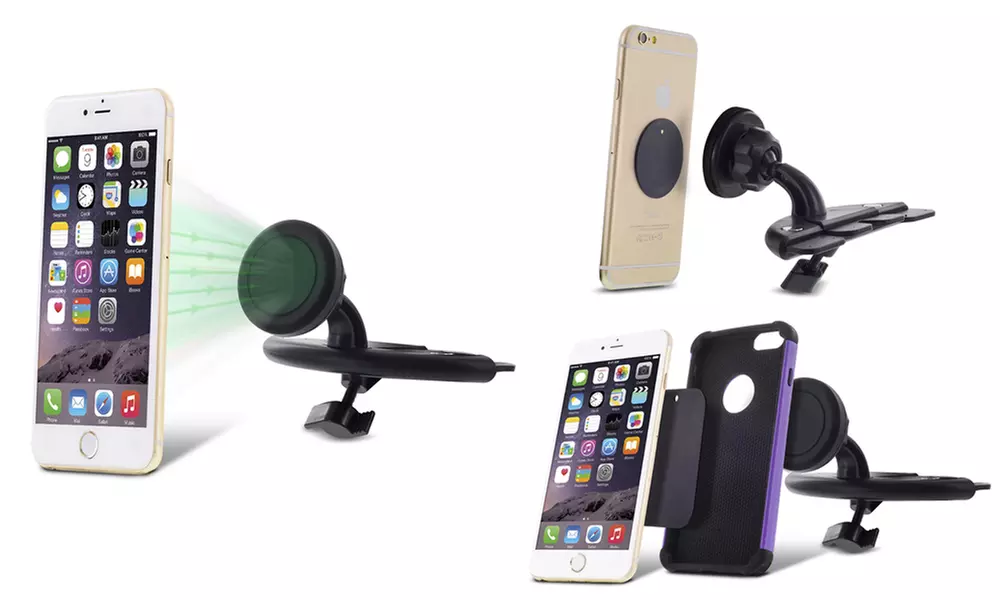 WalvoDesign Collection of Universal Rotatable Mobile Cell Phone Car Mount Holder - Primary Image