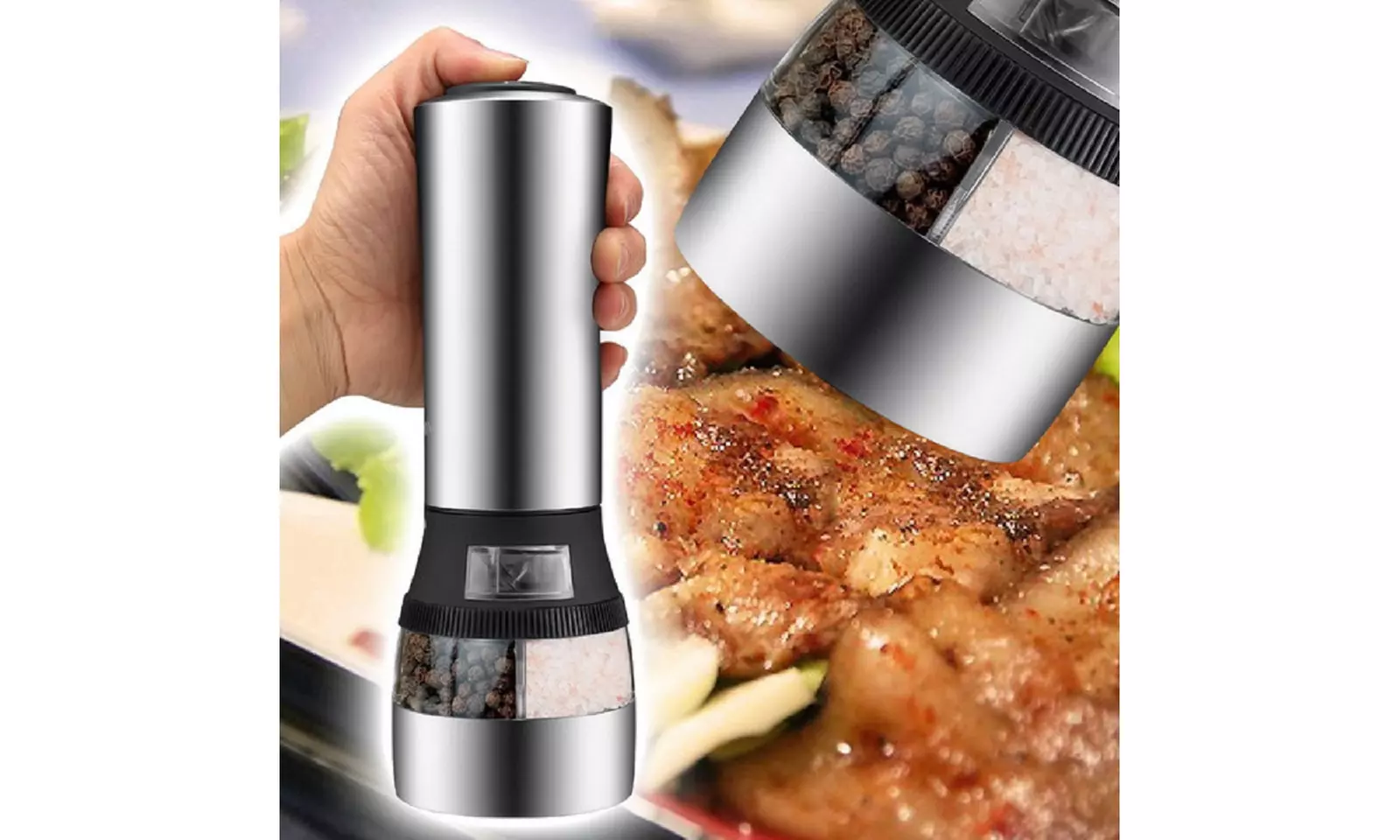 Perfect Blend Electric Salt And Pepper Grider