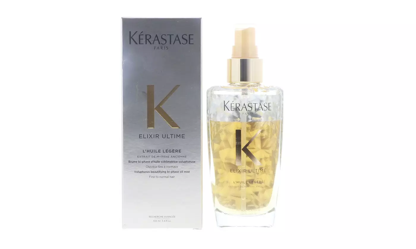 Kerastase Elixir Ultime L'Huile Legere Beautifying Bi-Phase Oil Mist  3.4 oz - Second Medium