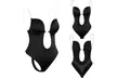Women's Backless Body Shapewear Seamless U Plunge Bodysuit Bridal Thong Shaper - Second Medium