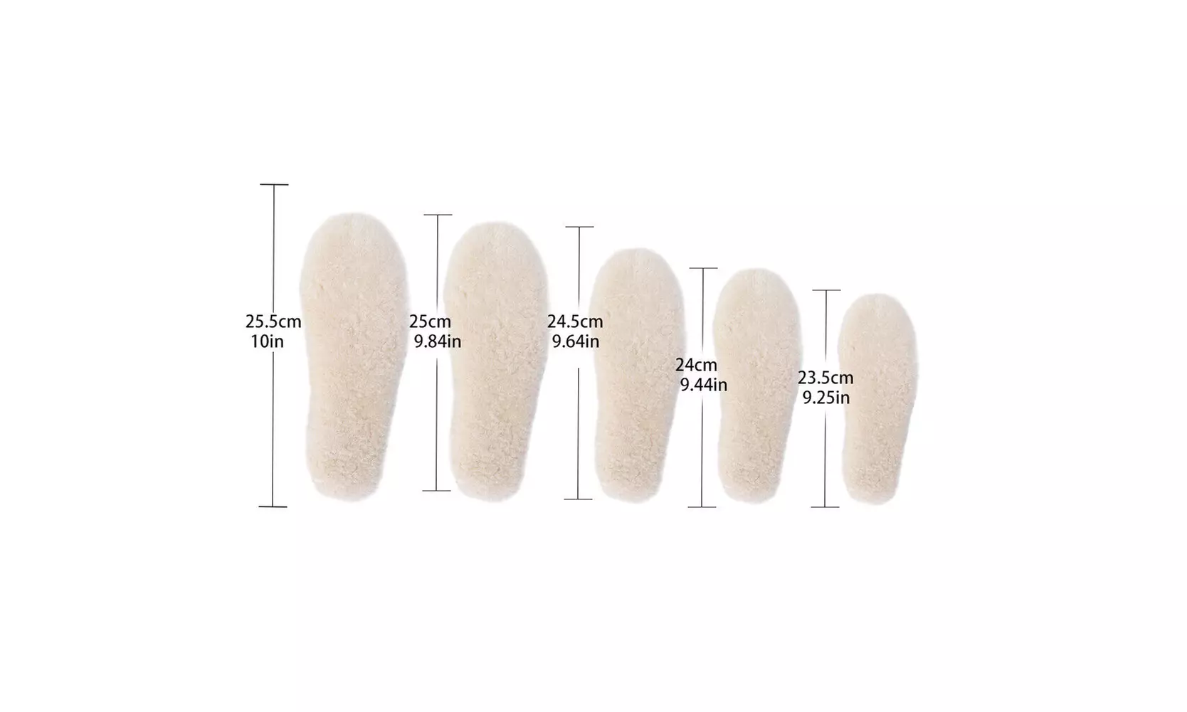 US 1-2 Pairs Thick Sheepskin Fleece Cozy Insoles Insert Slipper Boot Reline Pads