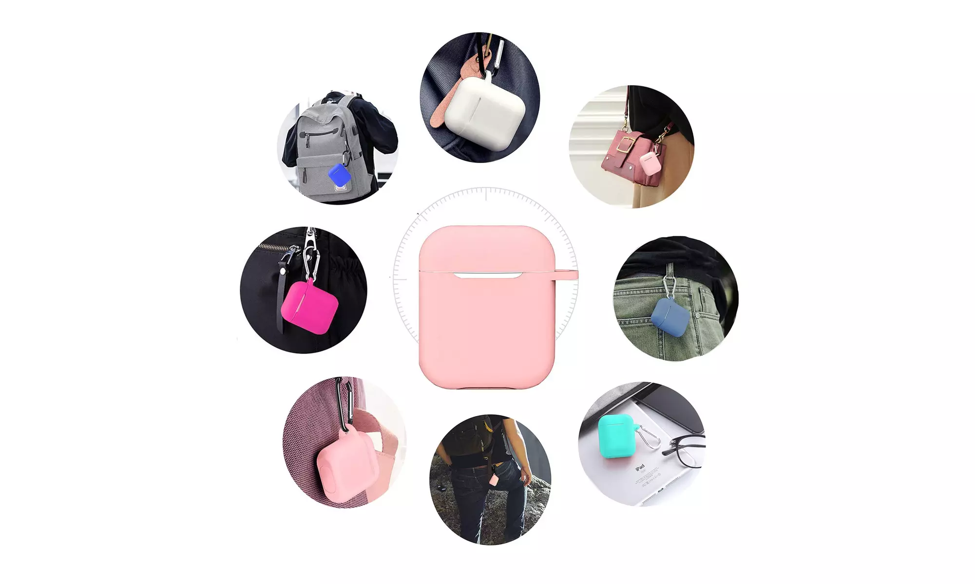 AirPods Silicone Case Cover Protective Skin for Apple Airpod Charging Case