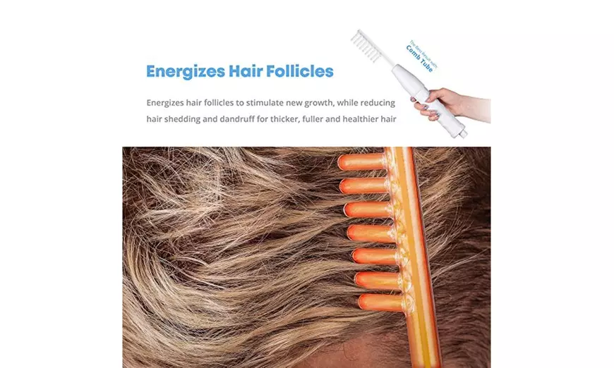 NuDerma Portable Handheld High Frequency Skin Therapy Wand Machine - Second Medium