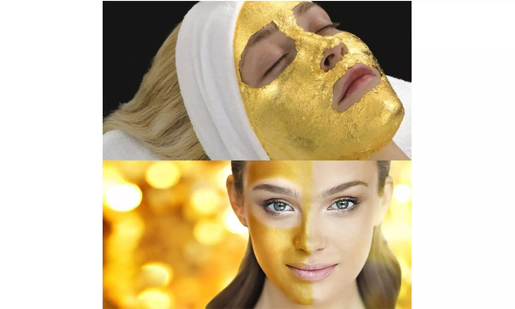 24K Gold Collagen Facial Face Mask Moisture Anti Aging Remove Wrinkle Skin Care