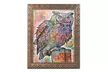 Dean Russo 'Owl Perch' Ornate Framed Art - Second Medium