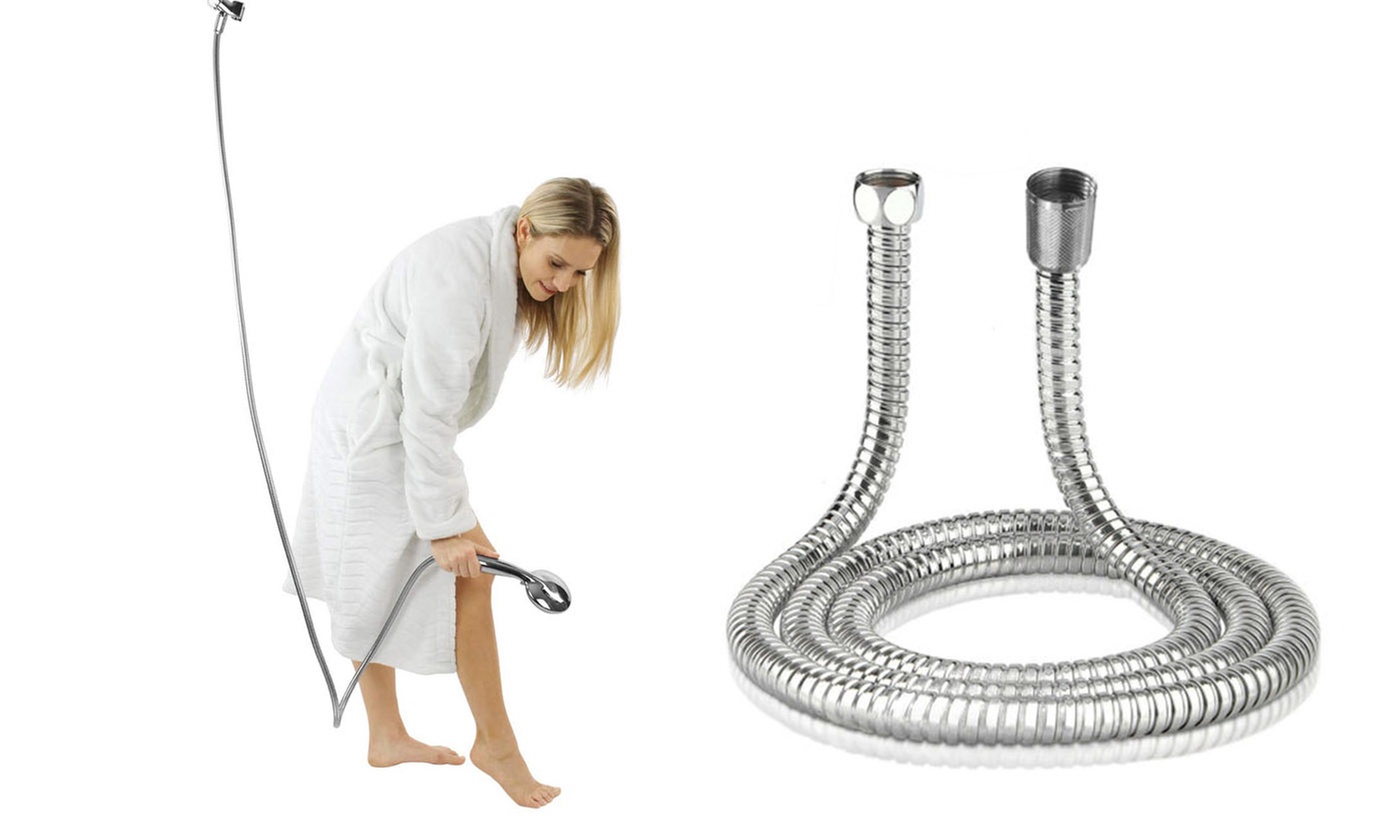 Extra Long Stainless Steel Handheld Shower Tub Hose Bathroom Replacement