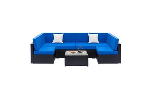 Fully Equipped Weaving Rattan Sofa Set