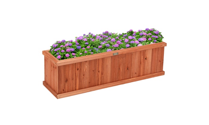 Up To 67% Off on 28/36/40 Inch Wooden Flower P... | Groupon Goods