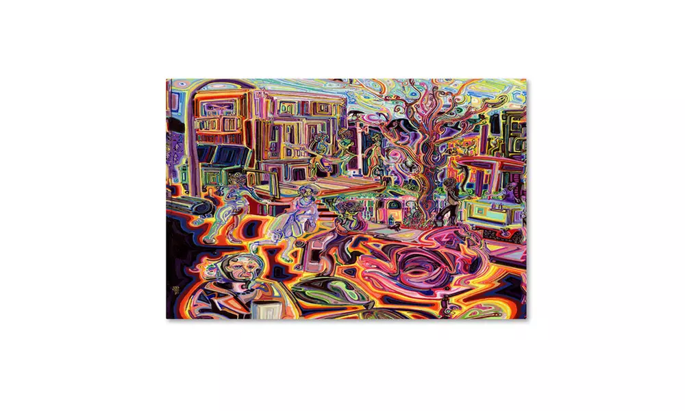 Josh Byer 'Pink Eye' Canvas Art - Primary Image