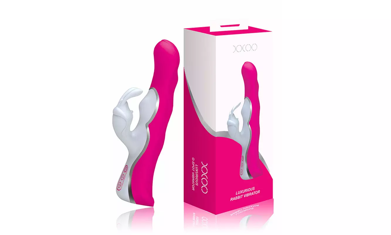 Jack Hammer Rabbit G-Spot Clitoris 10 Mode Vibrator Dildo - Primary Image
