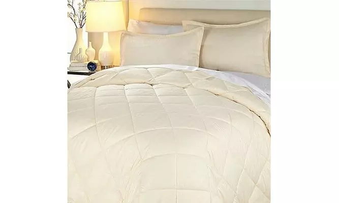 Concierge Collection Diamond Embossed Down Alter Comforter 3-pc Full/Queen 2R35H - Primary Image