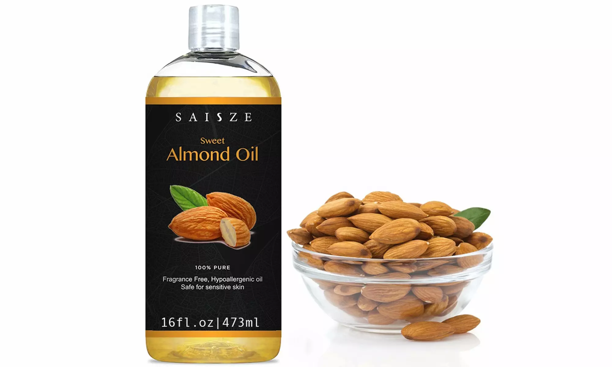100% Natural Sweet Almond Oil - Primary Image