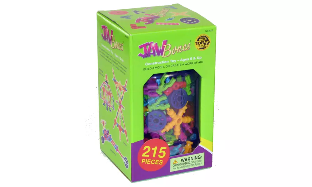 Jawbones Construction Toy - 215 Piece Set - Second Medium
