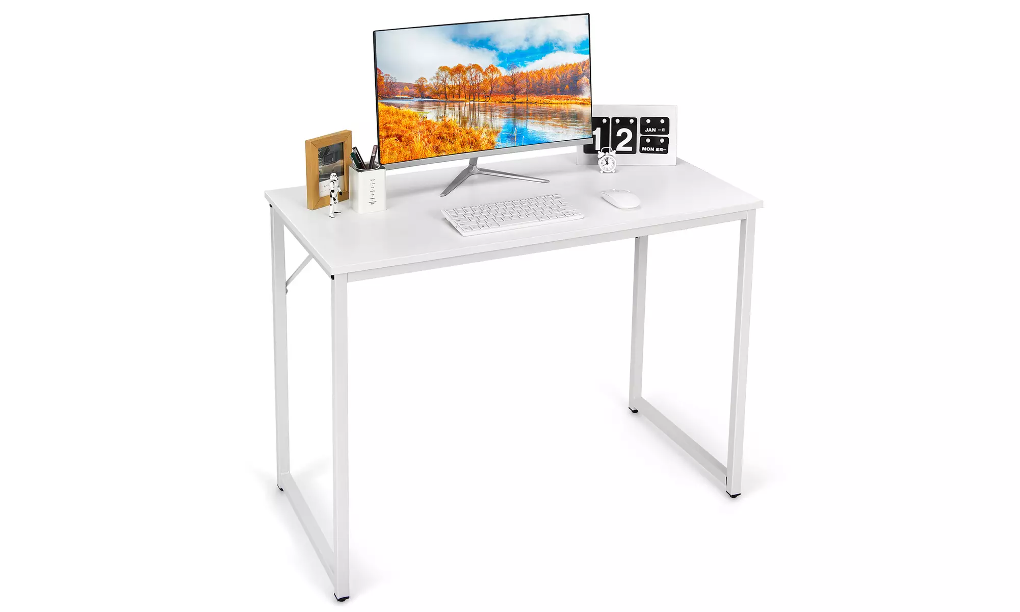 Costway Computer Desk Writing Workstation Study Laptop Table Home Office - Primary Image