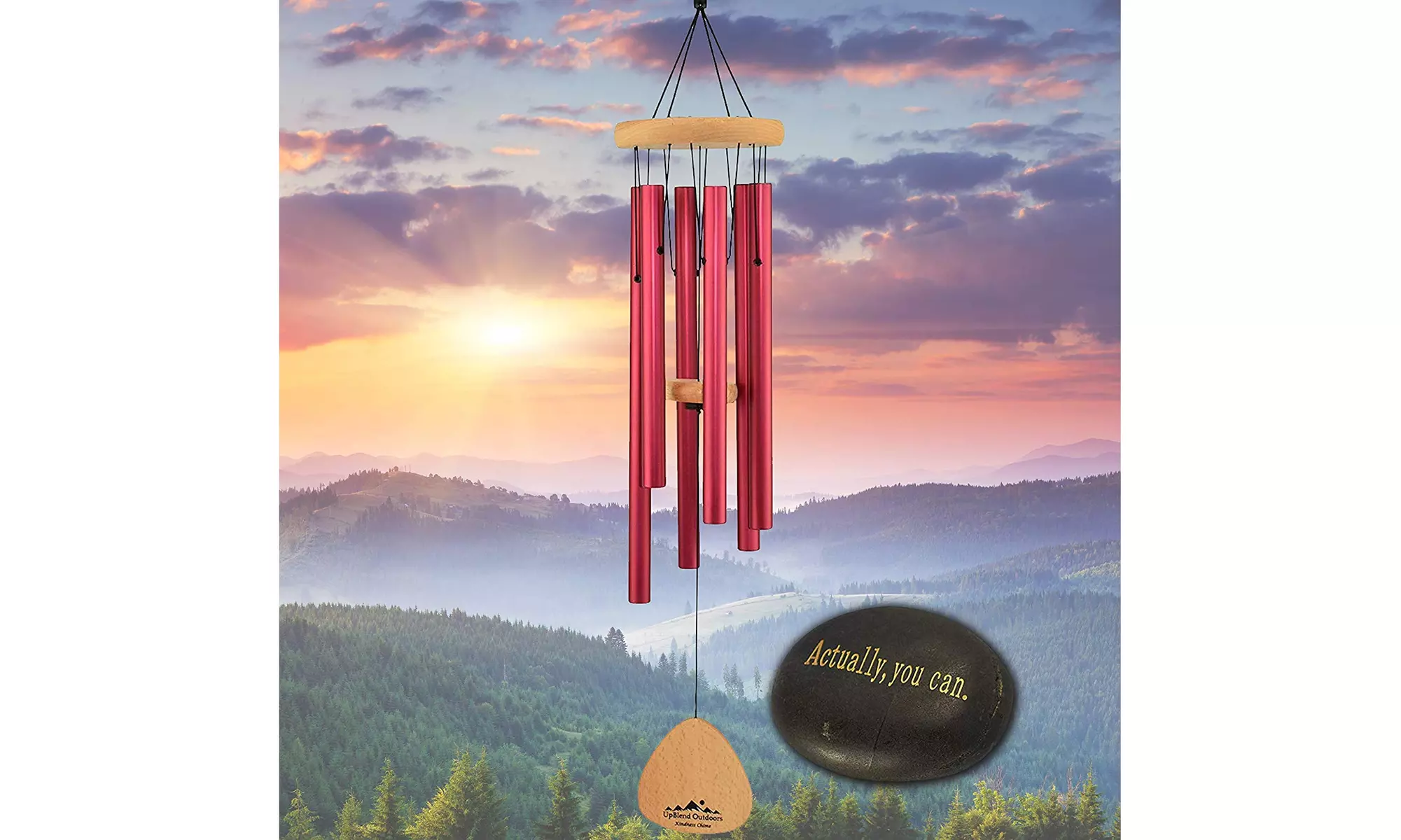 UpBlend Outdoors Wind Chimes for People who Like Their Neighbors  - Primary Image