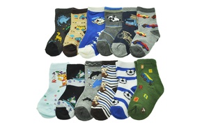 Novelty Crew Socks for Toddle...