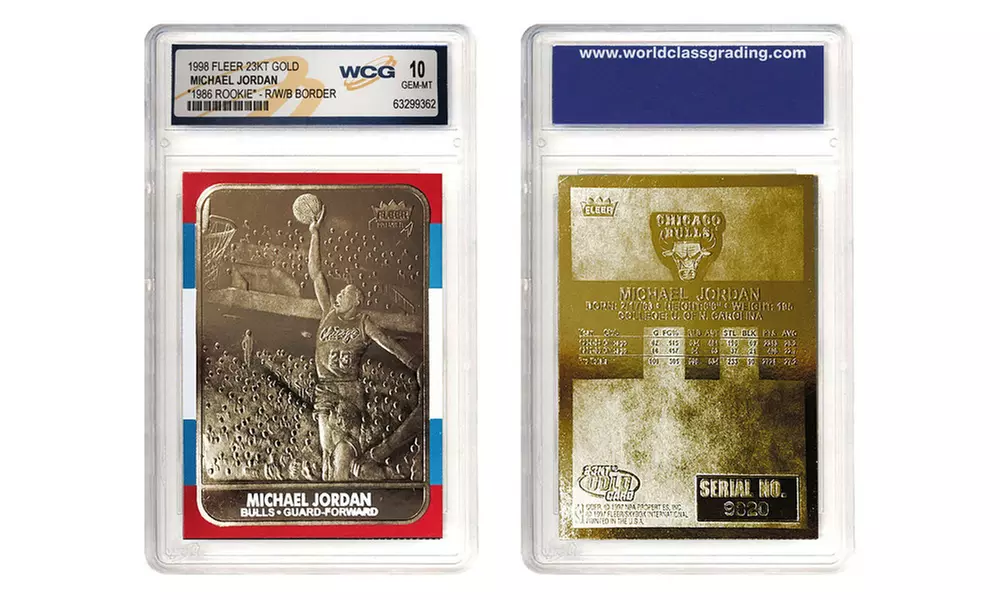 Michael Jordan Fleer NBA Anniversary Rookie Cards - Graded Gem Mint 10 (3-Pack) - Primary Image