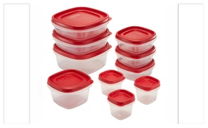 Rubbermaid Easy Find Lids Food Storage Container 20-Piece Set Red
